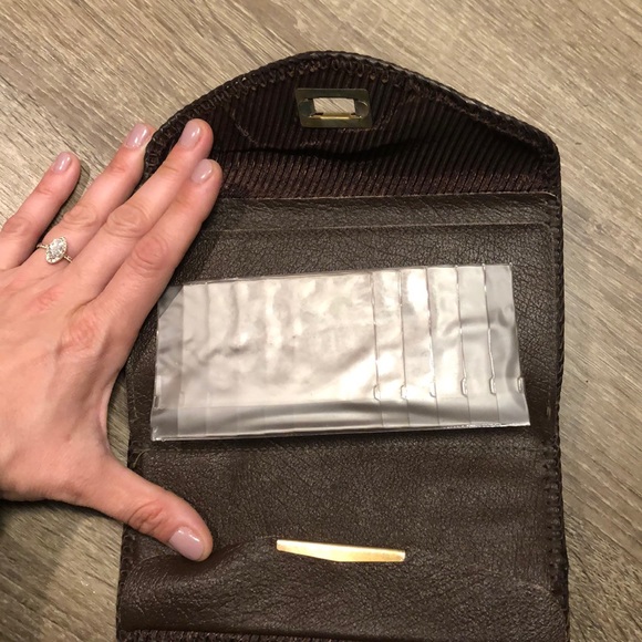 Vintage Hand Painted Leather Wallet - Picture 3 of 8